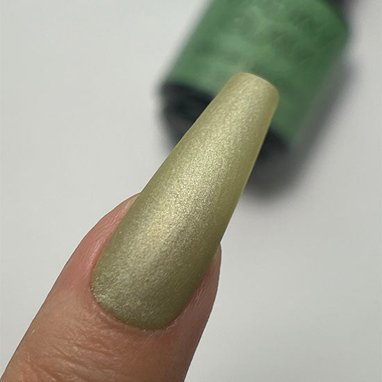 MADAM GLAM - Erudite - HOLOGRAPHIC GREEN GEL NAIL POLISH