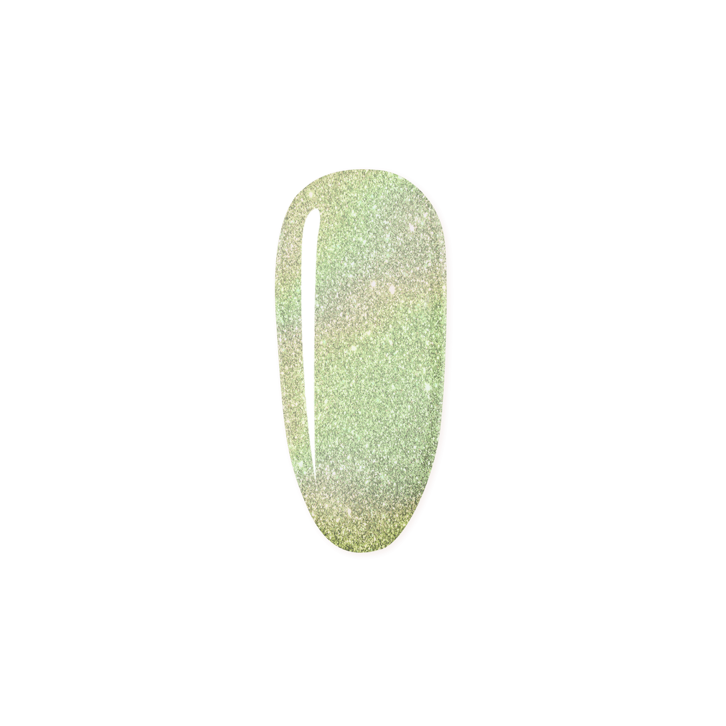 HOLOGRAPHIC GREEN GEL NAIL POLISH - Erudite - MADAM GLAM