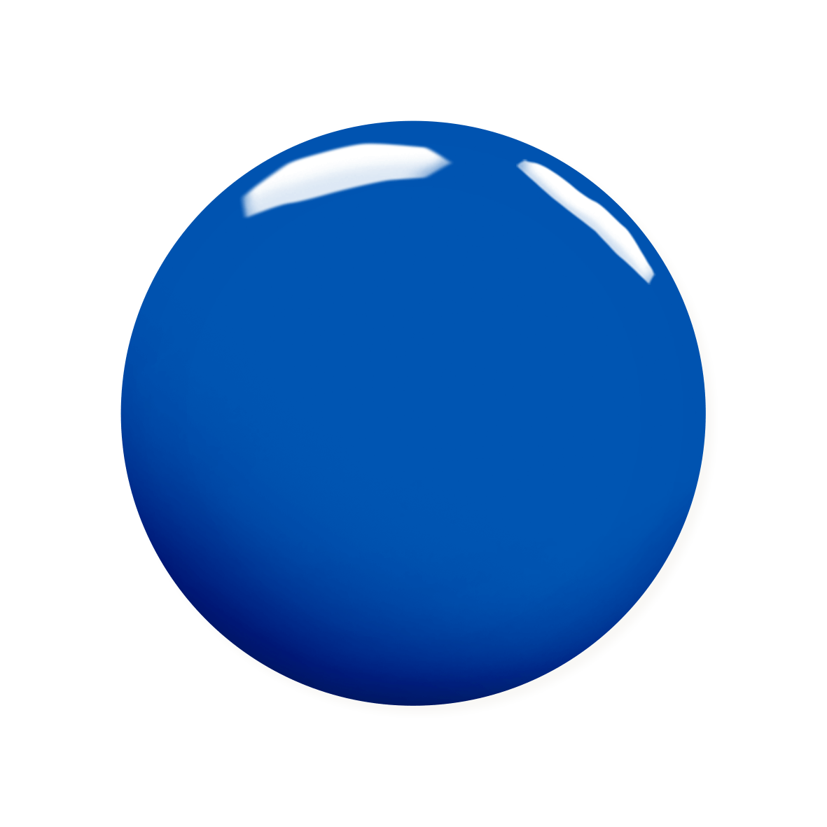 Solid blue color swatch on a white background