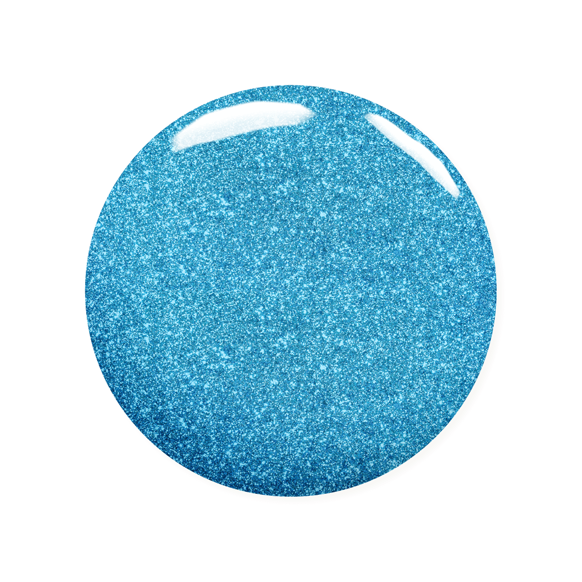 BLUE SPARKLE GEL NAIL POLISH - Aqua Shine - MADAM GLAM