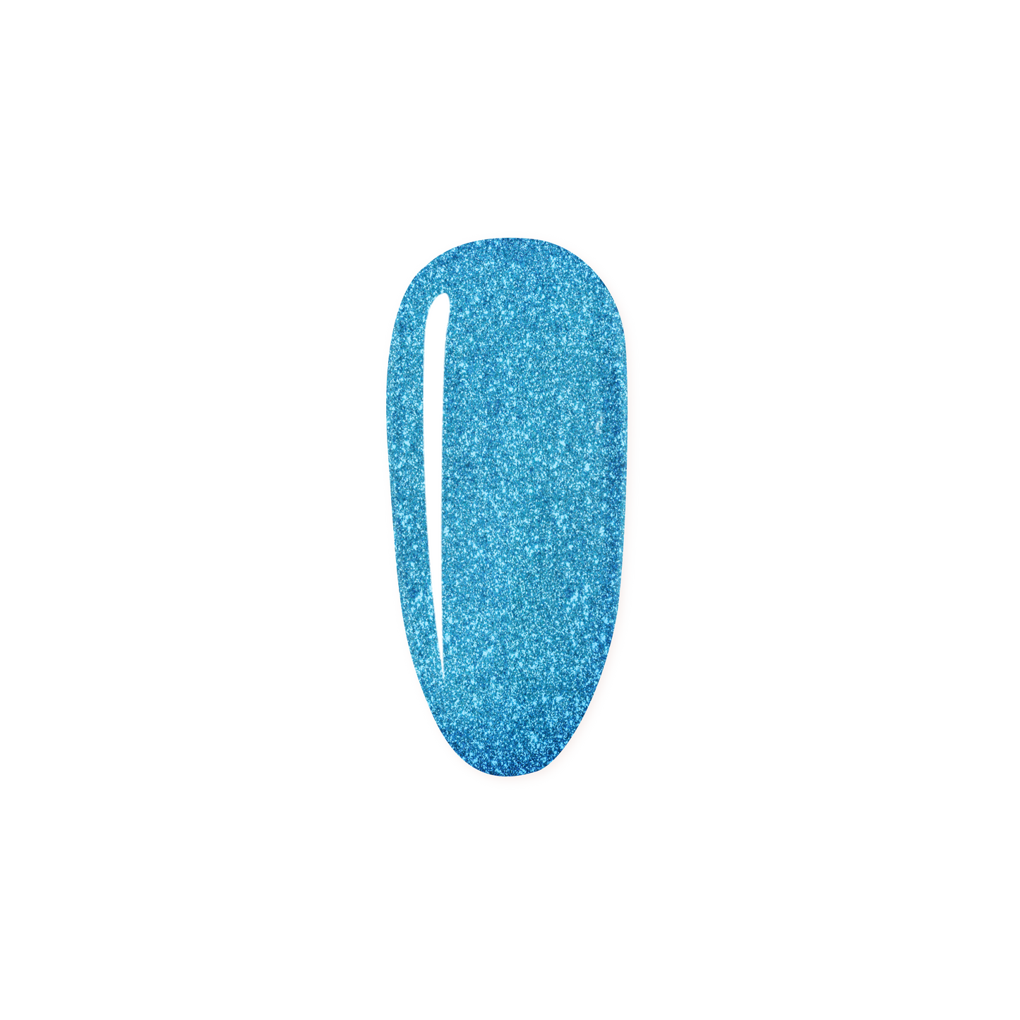 MADAM GLAM - Aqua Shine - TEAL GLITTER GEL NAIL POLISH