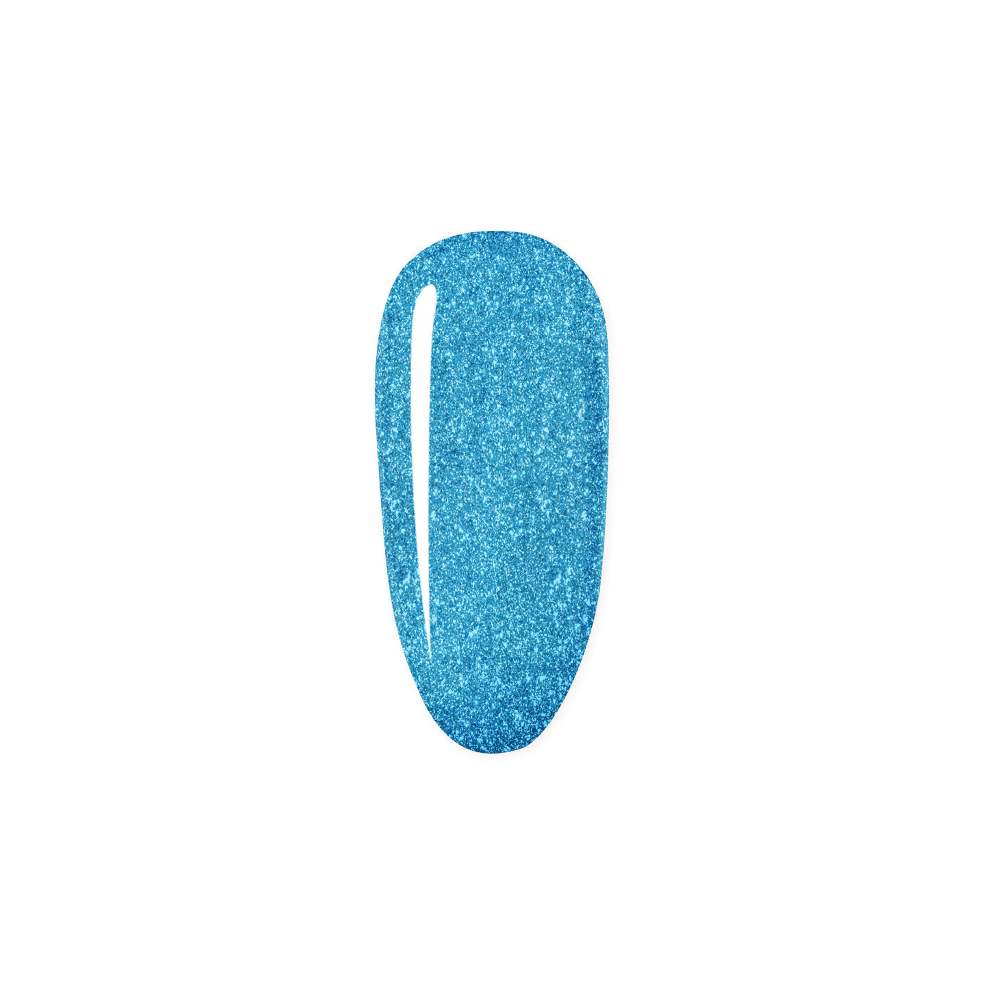 BLUE SPARKLE GEL NAIL POLISH - Aqua Shine - MADAM GLAM