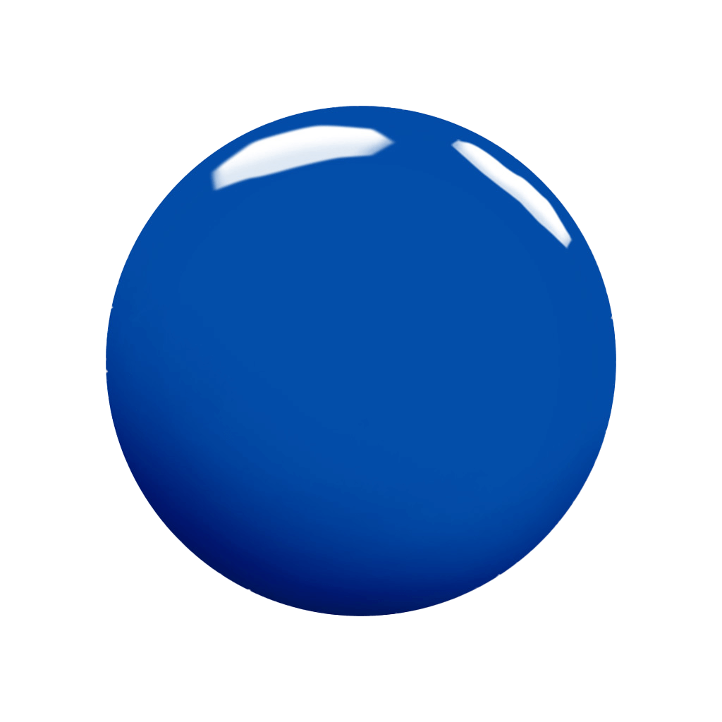 Solid blue color swatch on a white background