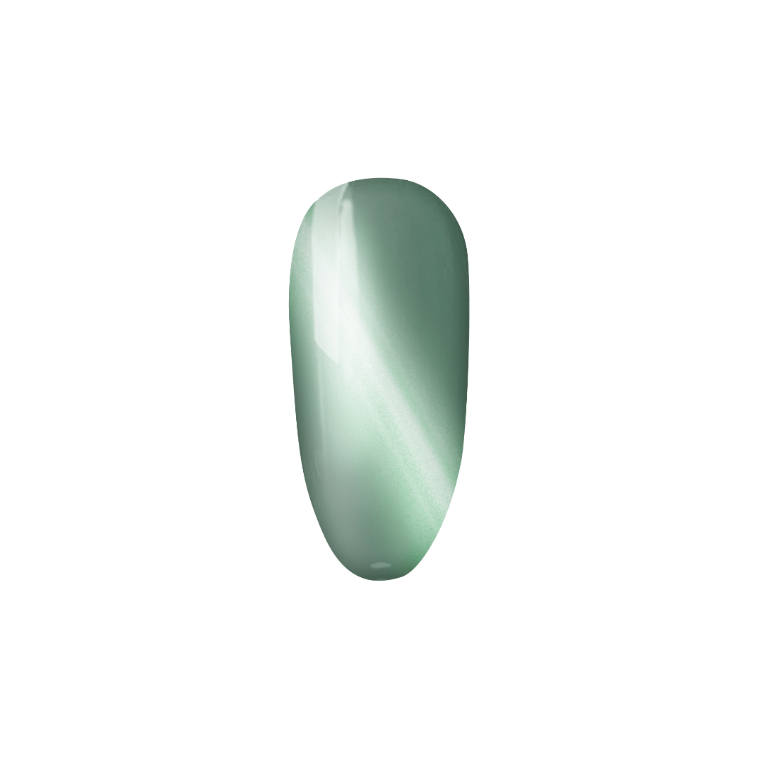 GREEN CATS EYE GEL POLISH - Autumn Breath - MADAM GLAM