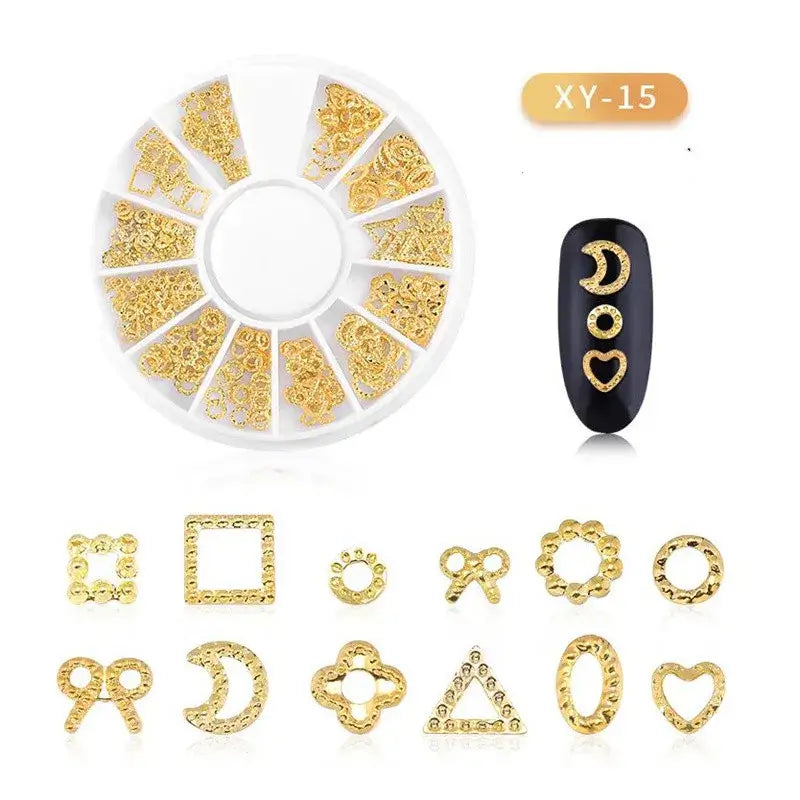 3d Nail Art Charms - Stars, Sun & Moon