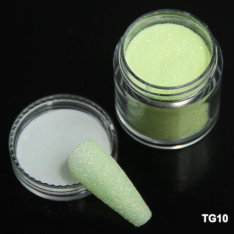 Neon Sugar Nail Glitter – Colorful Candy Coat Powder
