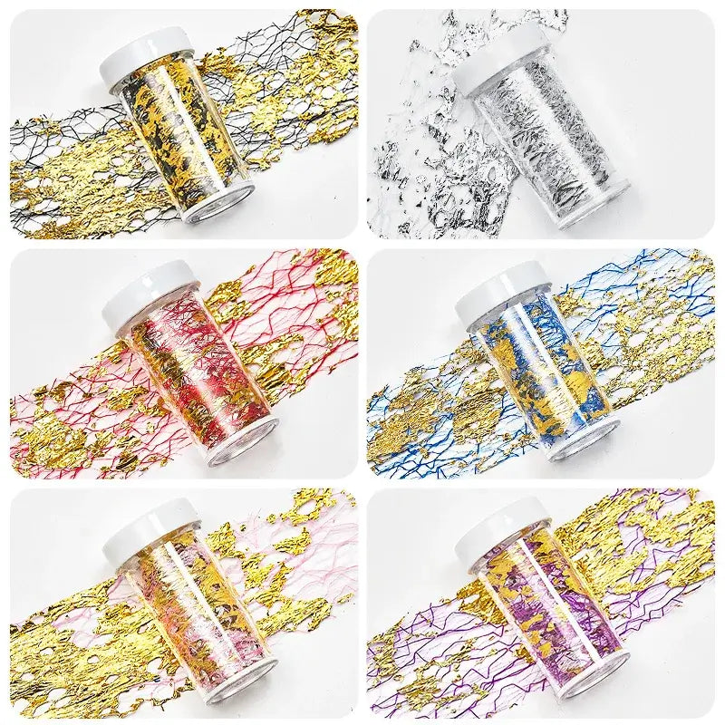 Premium Nail Transfer Foil – Sparkling & Easy-to-Use Nail Art