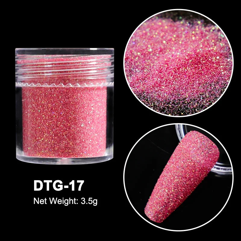 Neon Sugar Nail Glitter – Colorful Candy Coat Powder