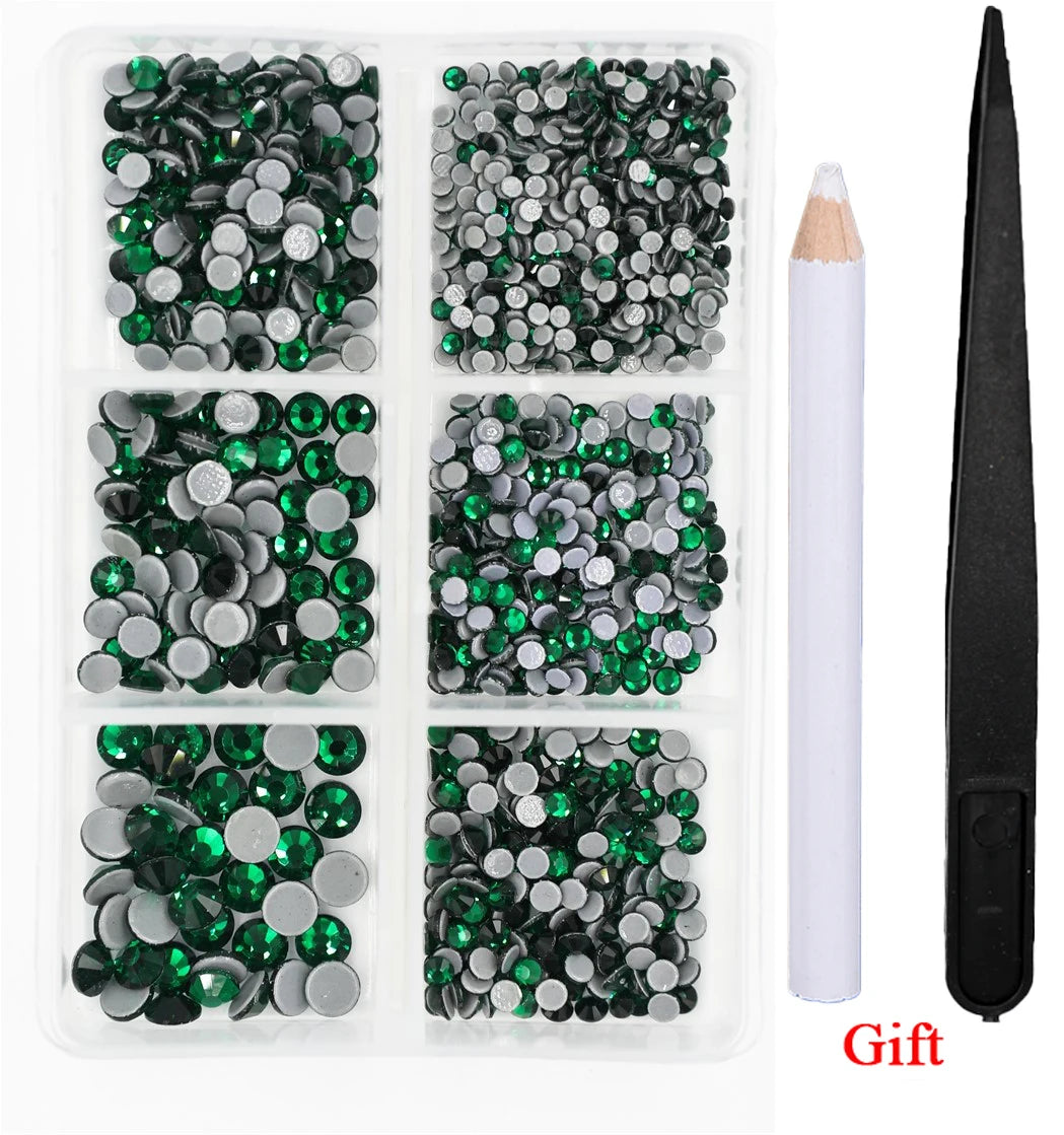 Opal Glass Crystal Rhinestones – 3D Nail Art Set