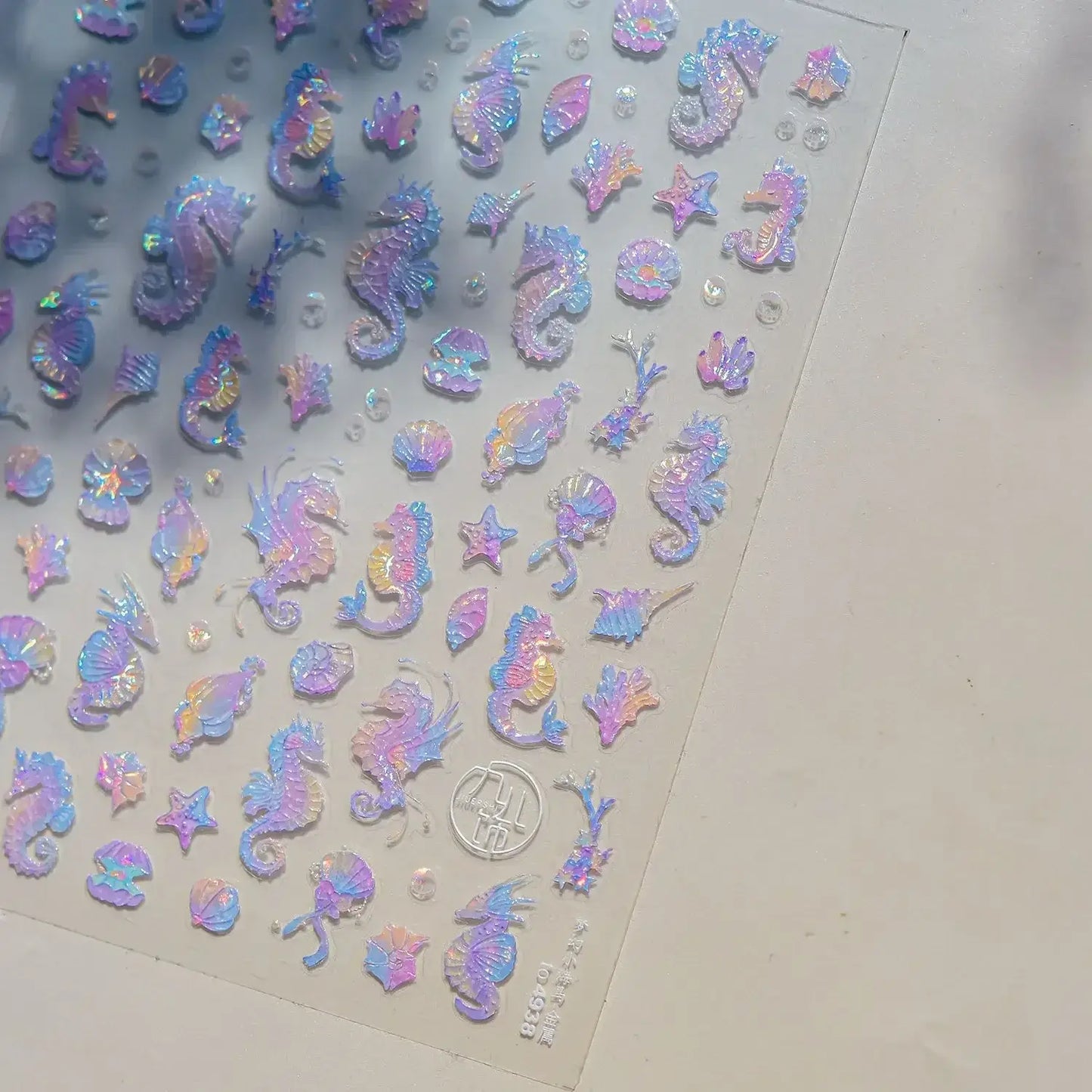 3D Beach Ocean Nail Art Stickers – Sea Life Decals