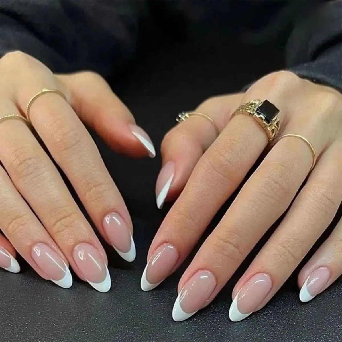 Almond Press-On Nails - Full Coverage (24 pcs)