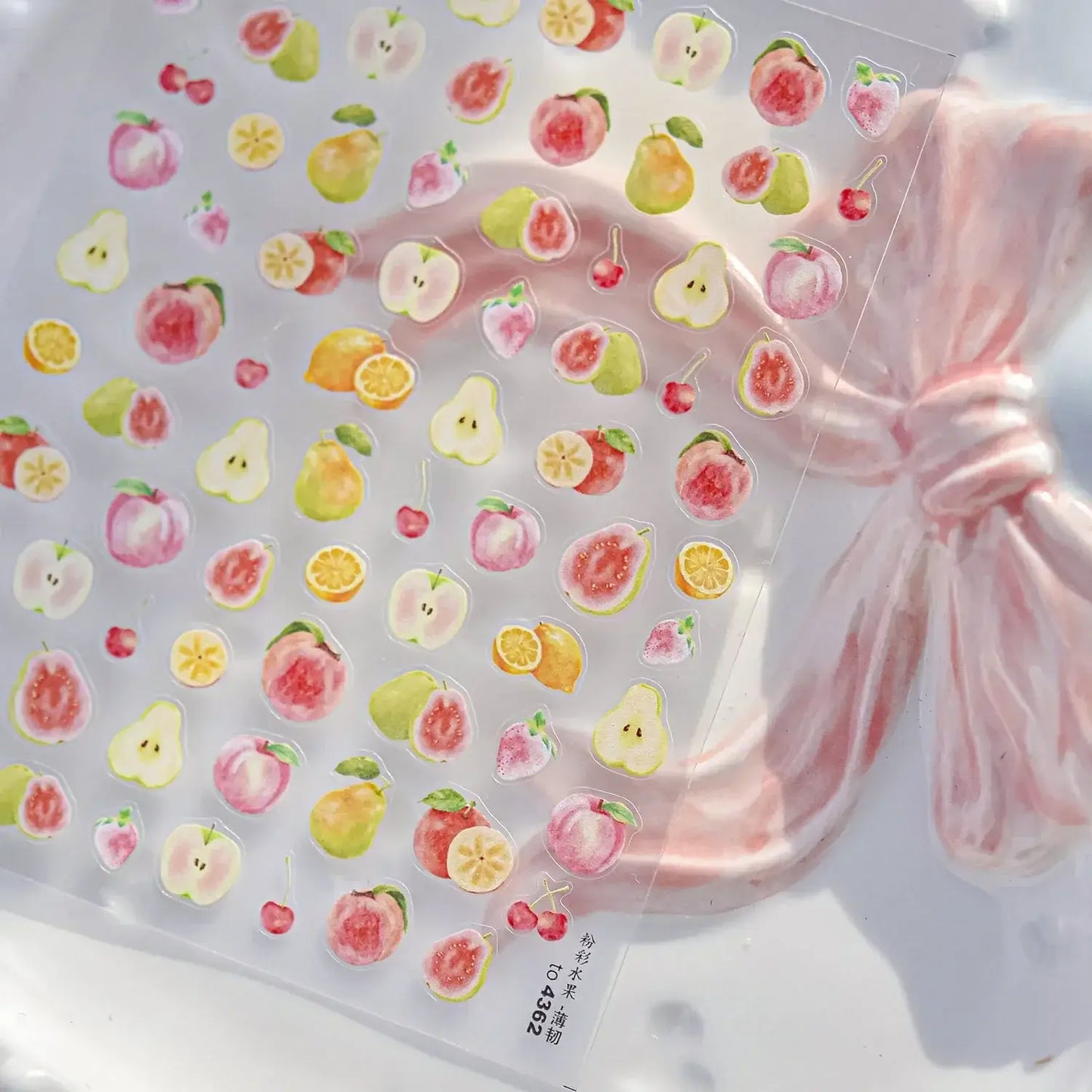 3D Fruit Nail Art Stickers – Summer Citrus Designs