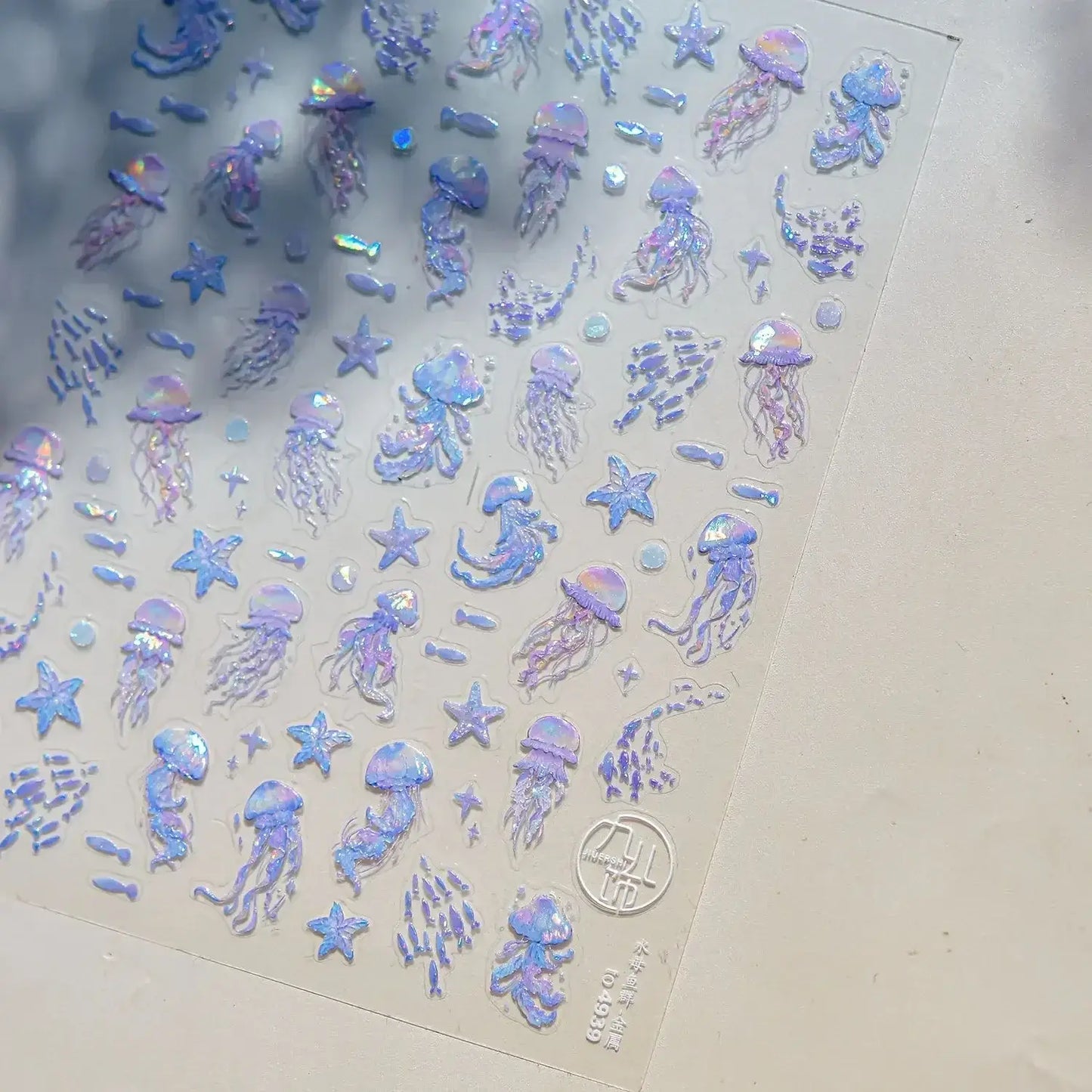 3D Beach Ocean Nail Art Stickers – Sea Life Decals