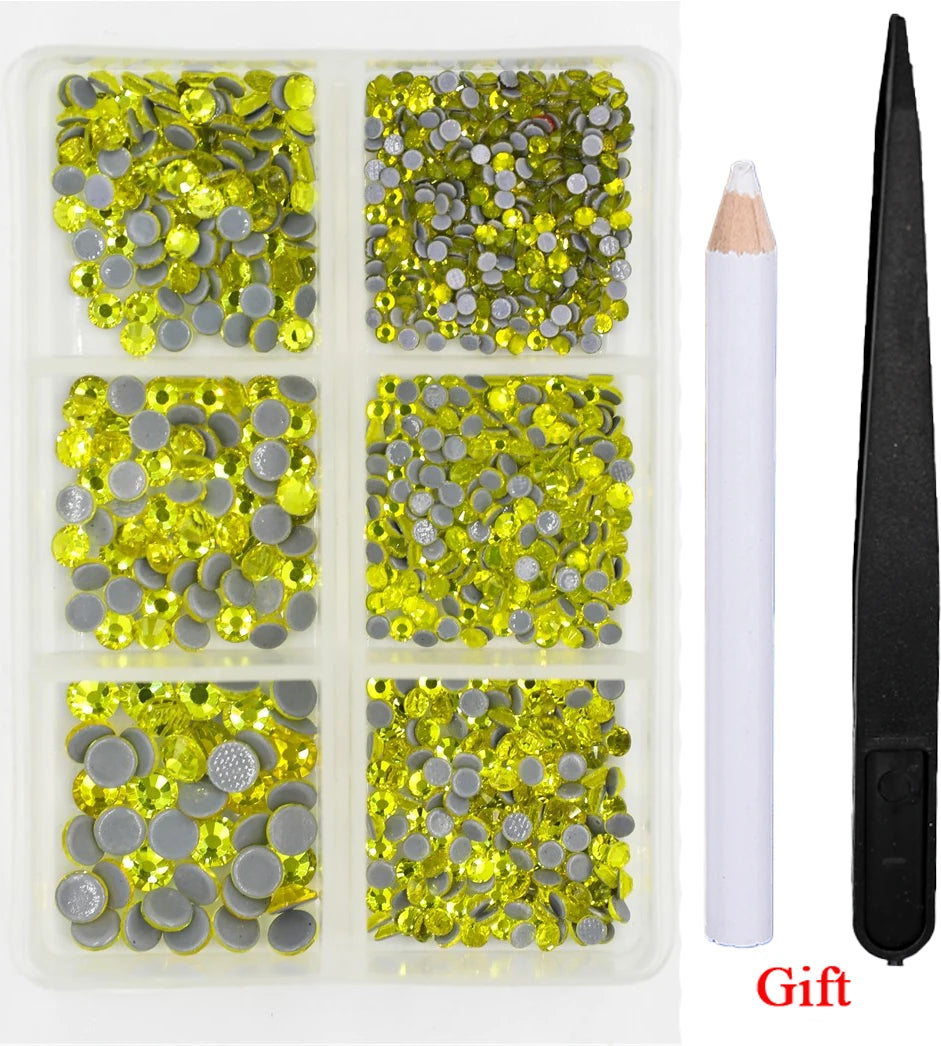 Opal Glass Crystal Rhinestones – 3D Nail Art Set