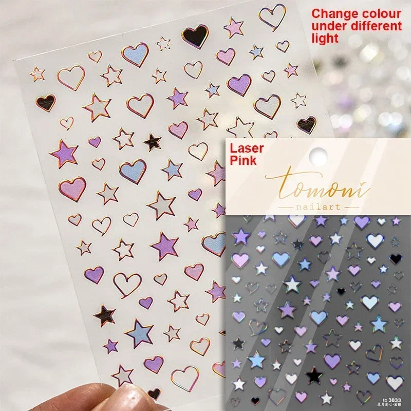 Elegant French Ice Crystal Jelly Nail Stickers