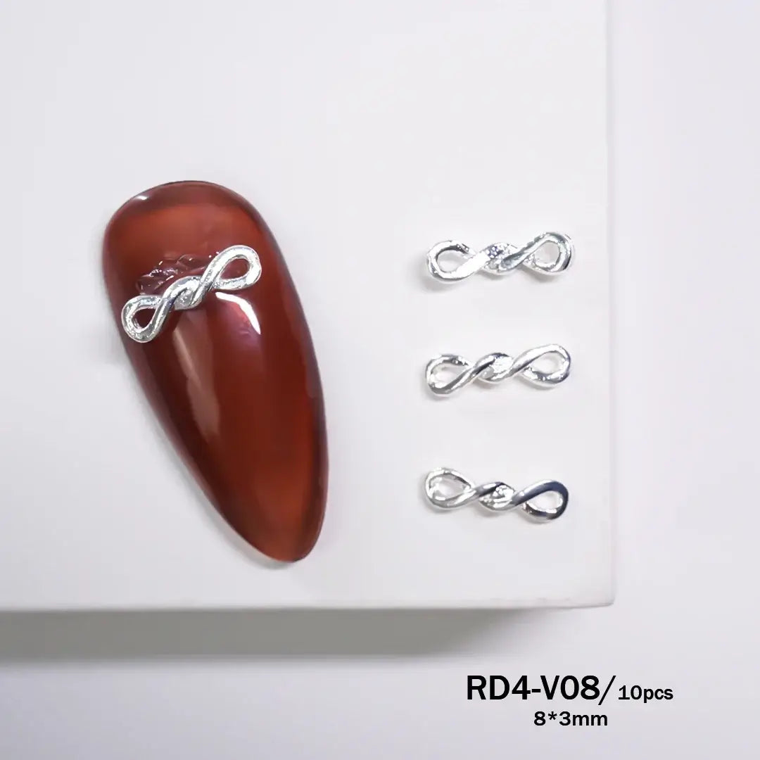 Nail Piercing Charms – Smiles Metal Alloy Rhinestones