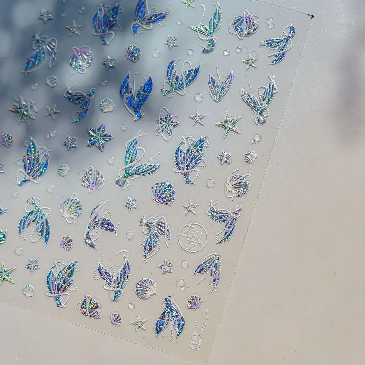 3D Beach Ocean Nail Art Stickers – Sea Life Decals