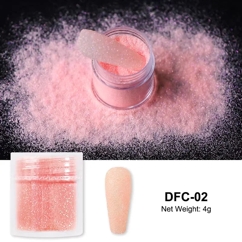 Neon Sugar Nail Glitter – Colorful Candy Coat Powder