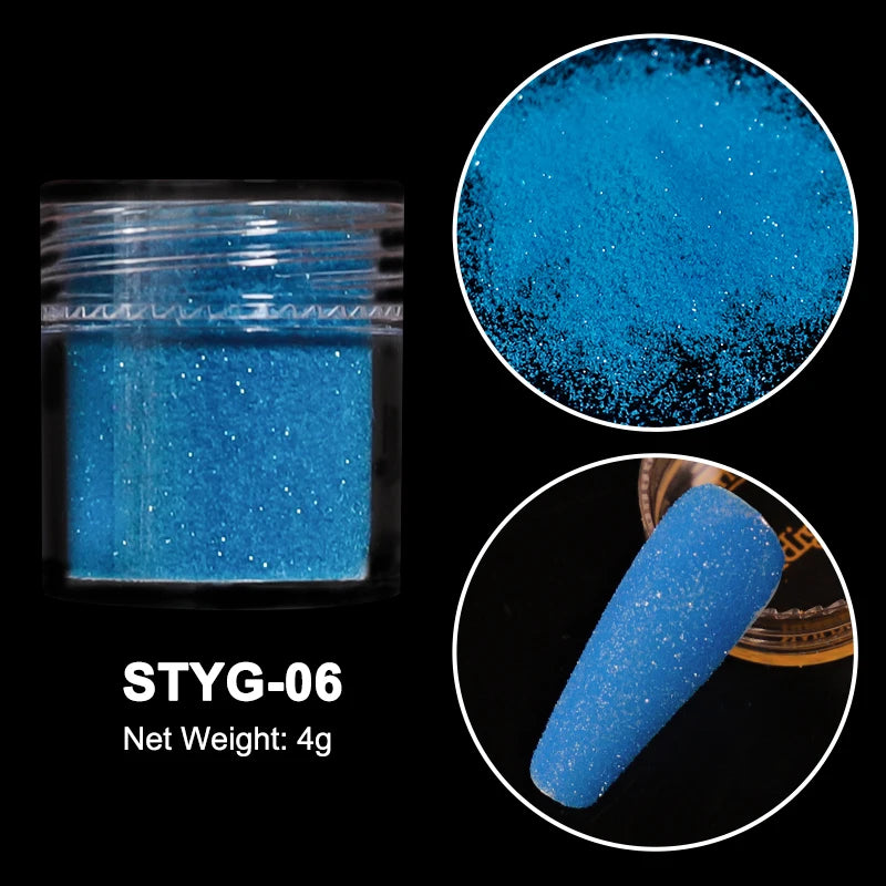 Neon Sugar Nail Glitter – Colorful Candy Coat Powder