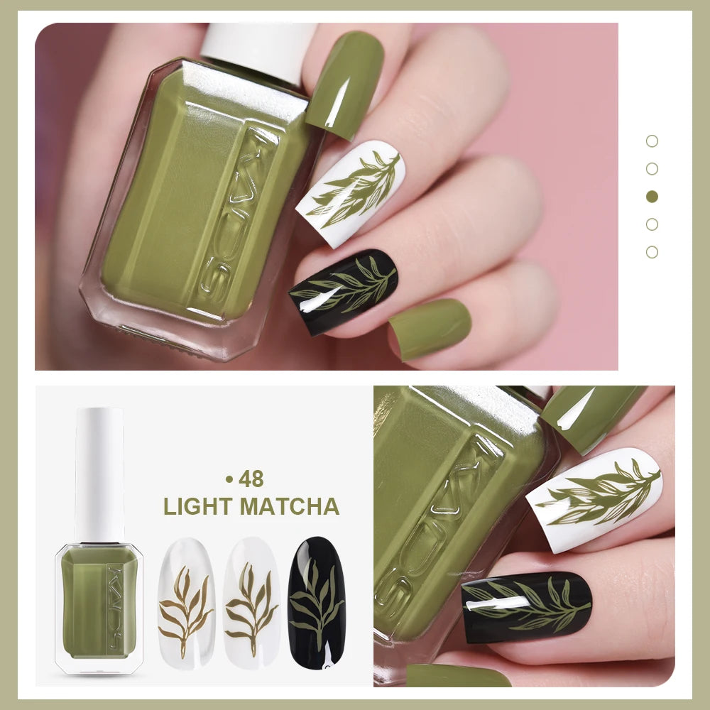 Nail Stamping Polish – Gold, Silver & Color Varnishes