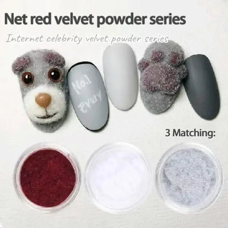 Velvet Flocking Nail Powder
