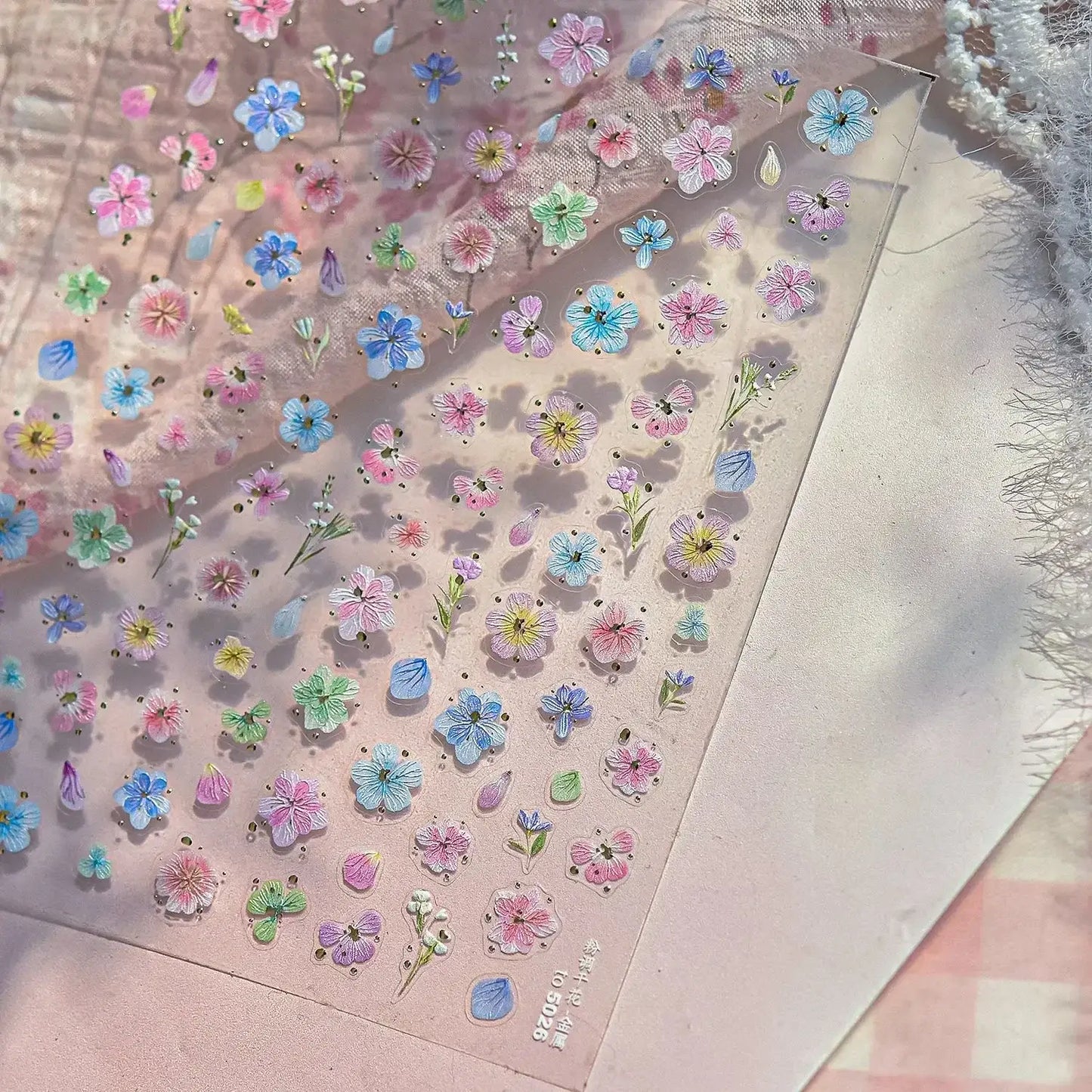 3D Beach Ocean Nail Art Stickers – Sea Life Decals