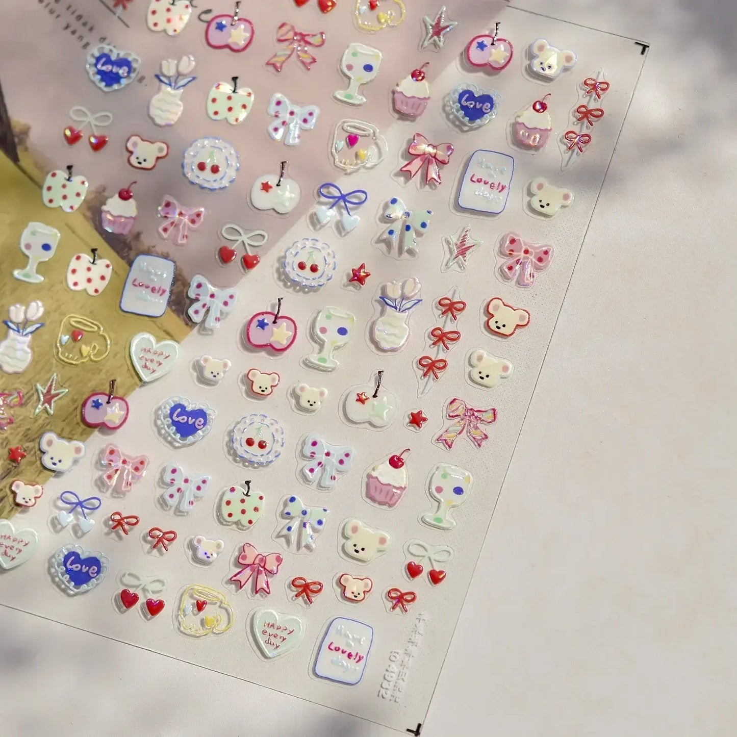 3D Fruit Nail Art Stickers – Summer Citrus Designs