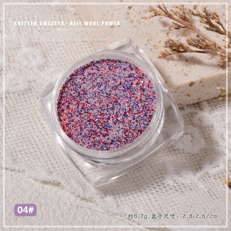 Sugar Sand Nail Powder - Multi Color