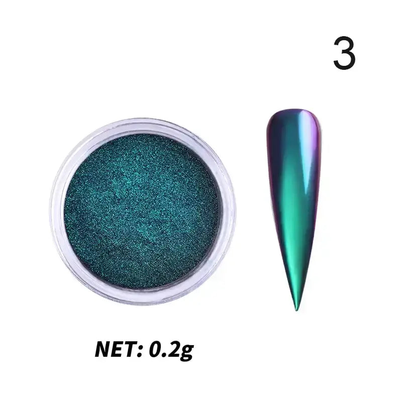 Nail Mirror Glitter Powder Metallic