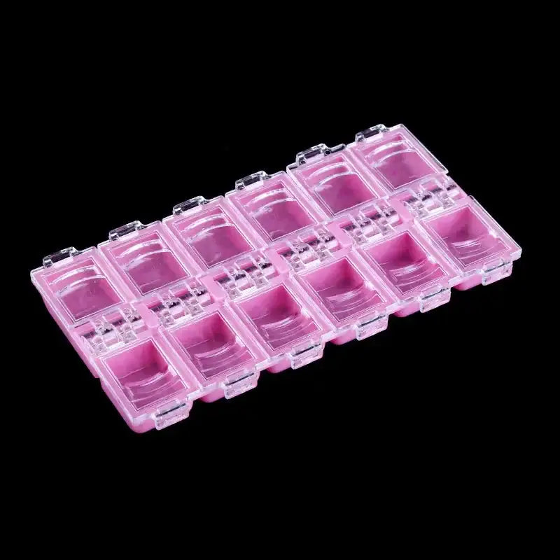 Nail Art Storage Box Individual Sealed Containers