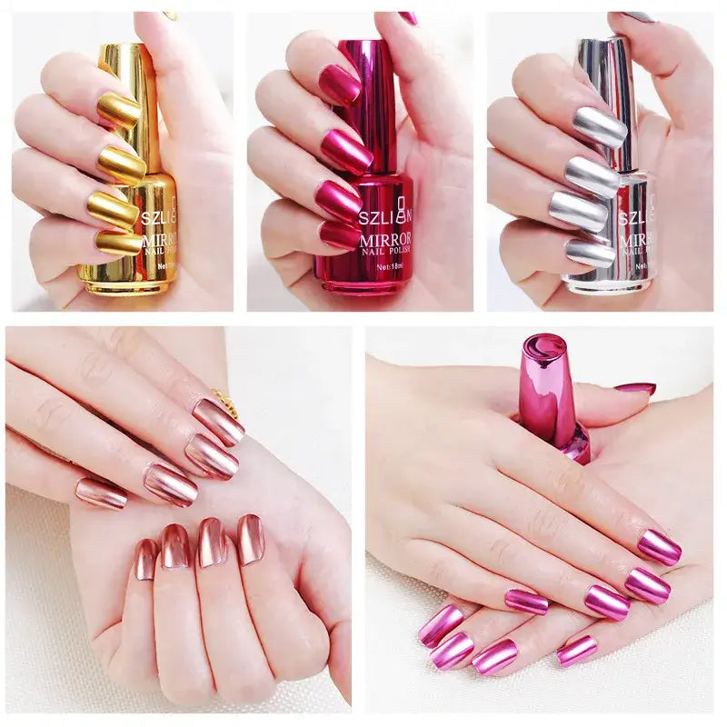 Mirror Effect Metallic Nail Polish