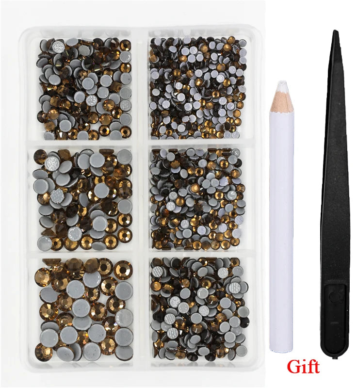 Opal Glass Crystal Rhinestones – 3D Nail Art Set