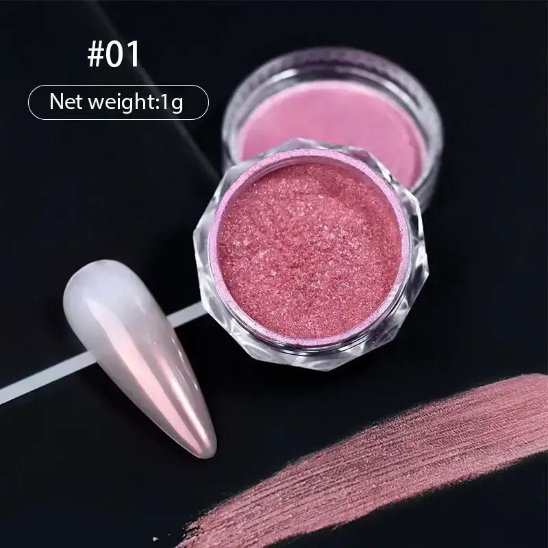 Nail Mirror Glitter Powder Metallic