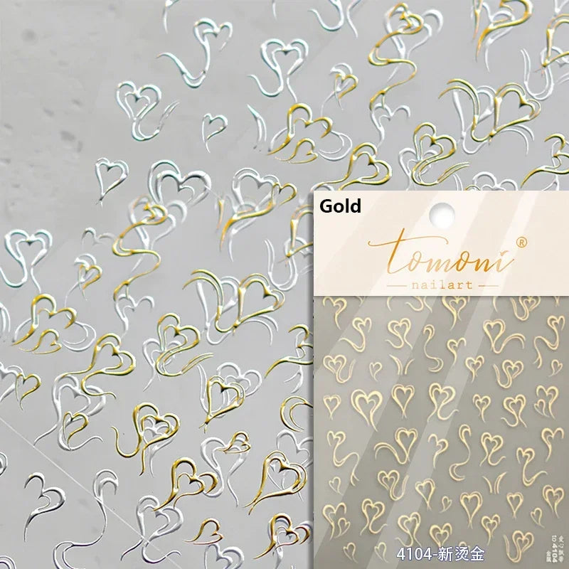 Elegant French Ice Crystal Jelly Nail Stickers