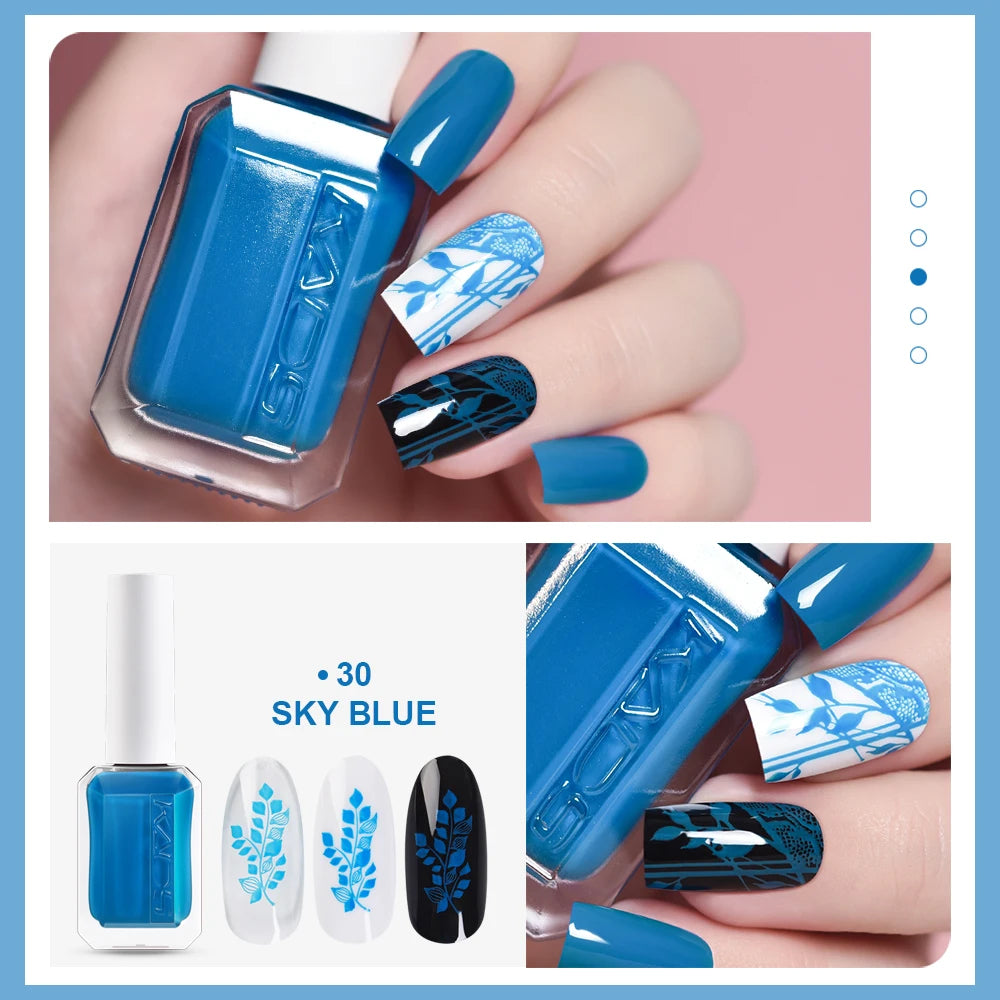 Nail Stamping Polish – Gold, Silver & Color Varnishes