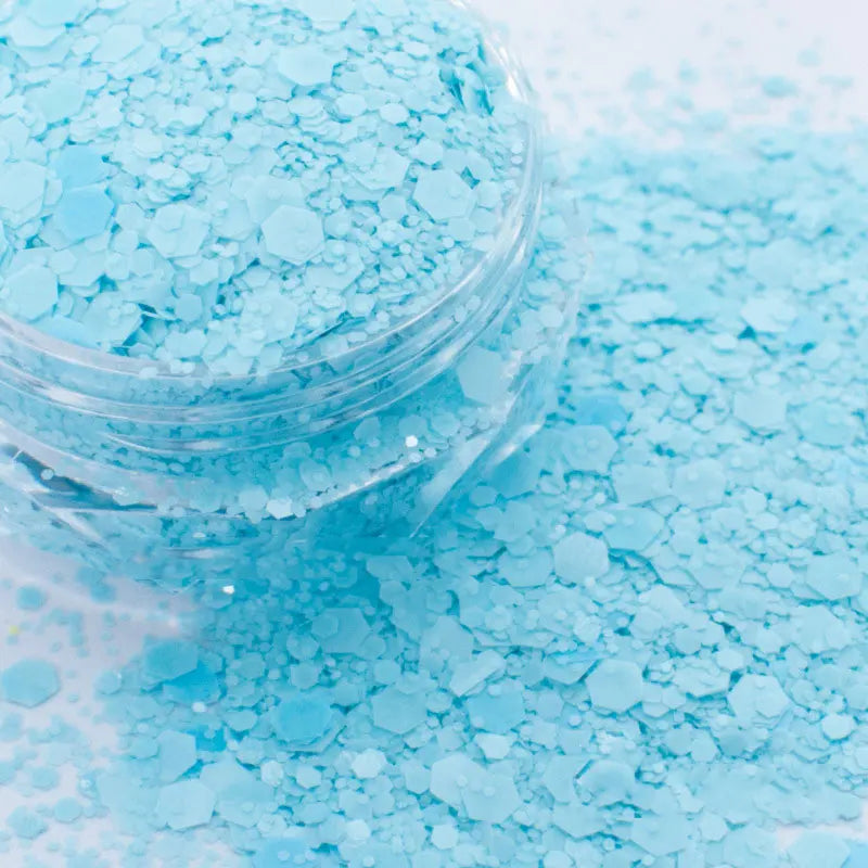 Macaron Nail Glitter Sequins