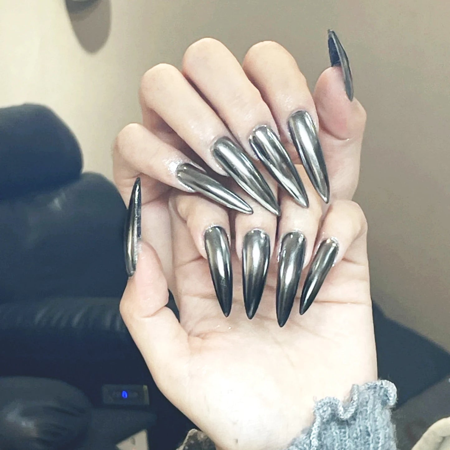 Halloween Press On Nails – Spooky Long Fake Nail Set