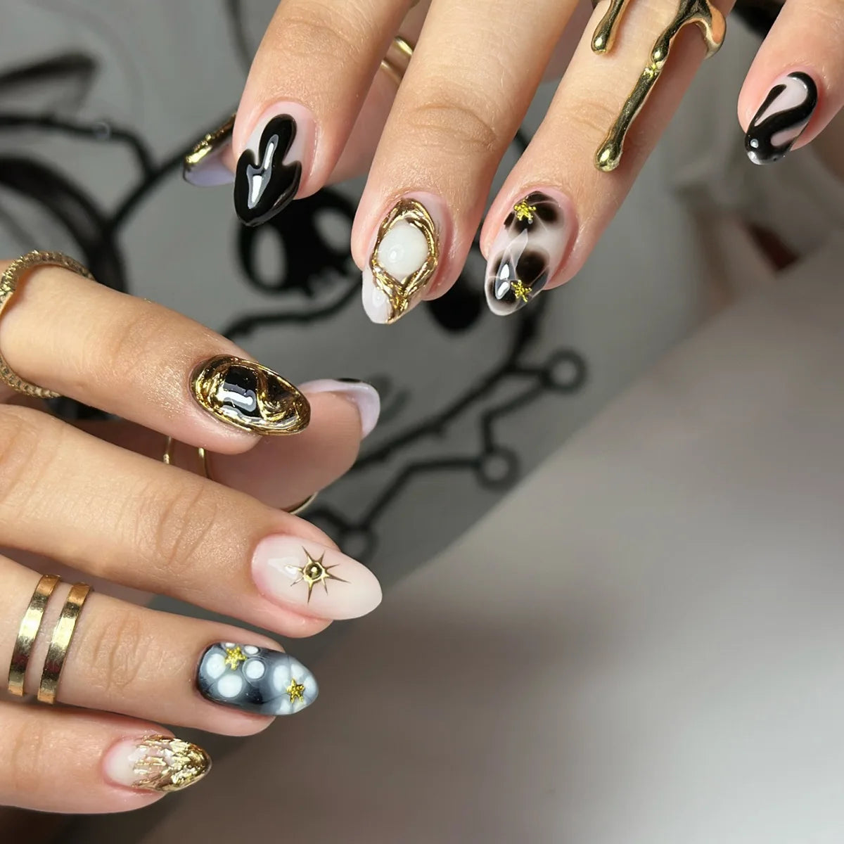 Press On Nails – Almond Shaped