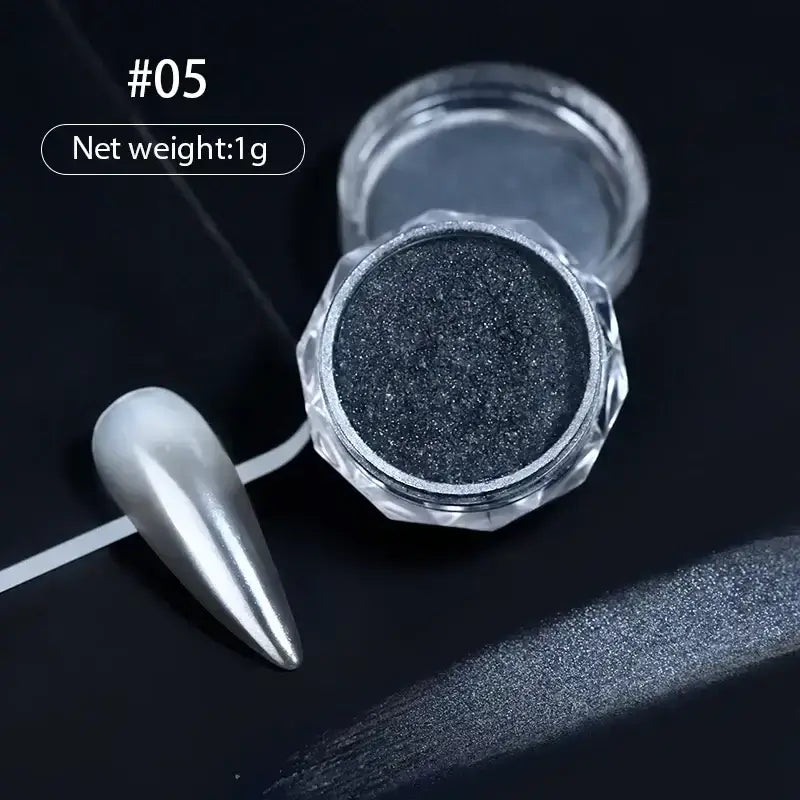 Nail Mirror Glitter Powder Metallic