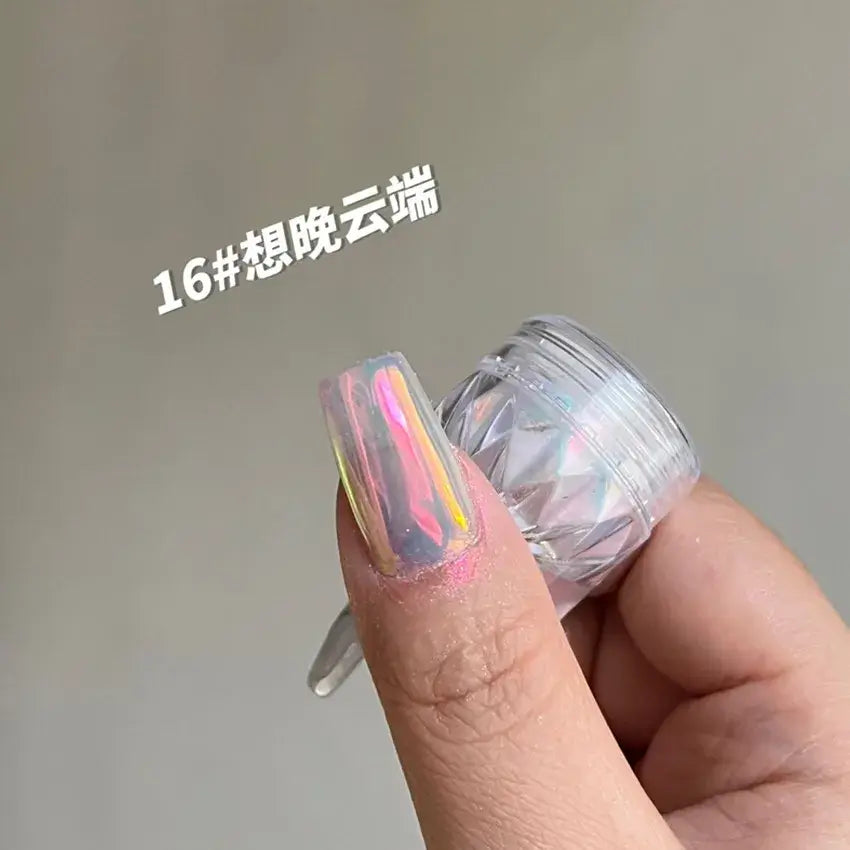 Aurora Nail Dust - Moonlight Chrome Cat Eye Powder