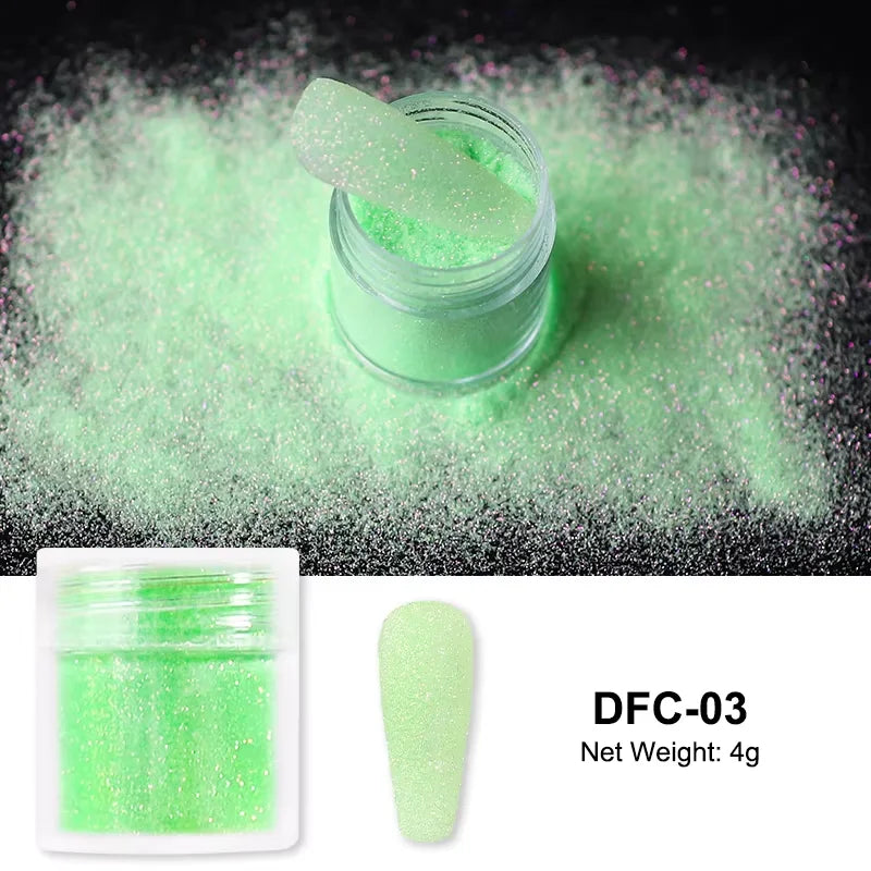 Neon Sugar Nail Glitter – Colorful Candy Coat Powder