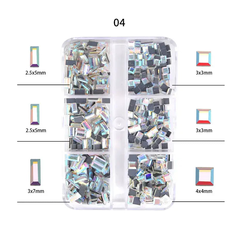 Caviar Beads Nail Jewels – Pearls & Rhinestones