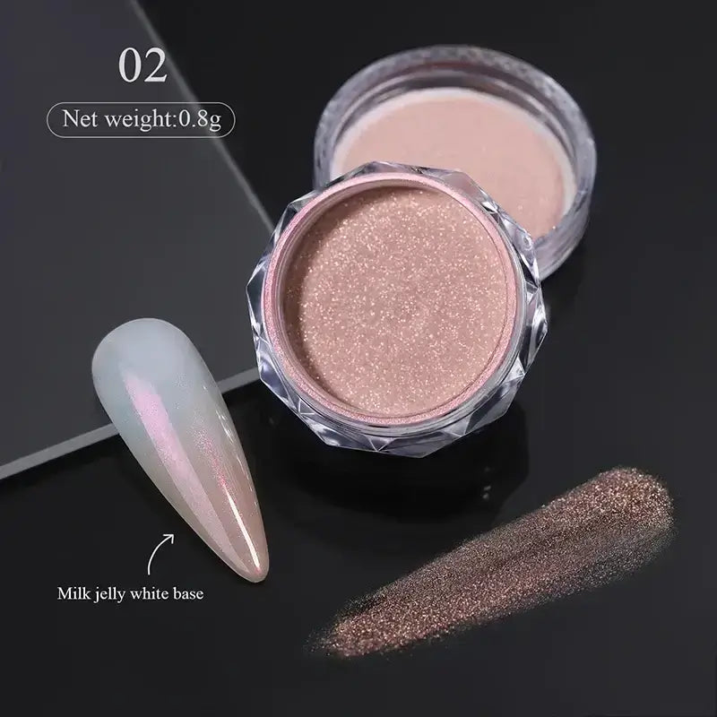 Nail Mirror Glitter Powder Metallic