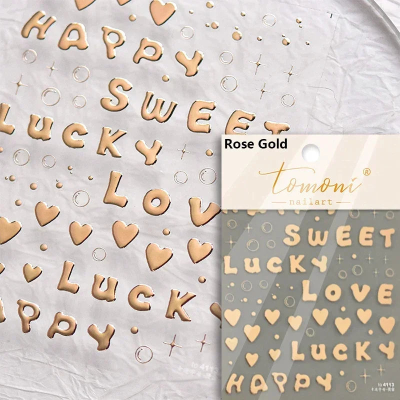 Elegant French Ice Crystal Jelly Nail Stickers
