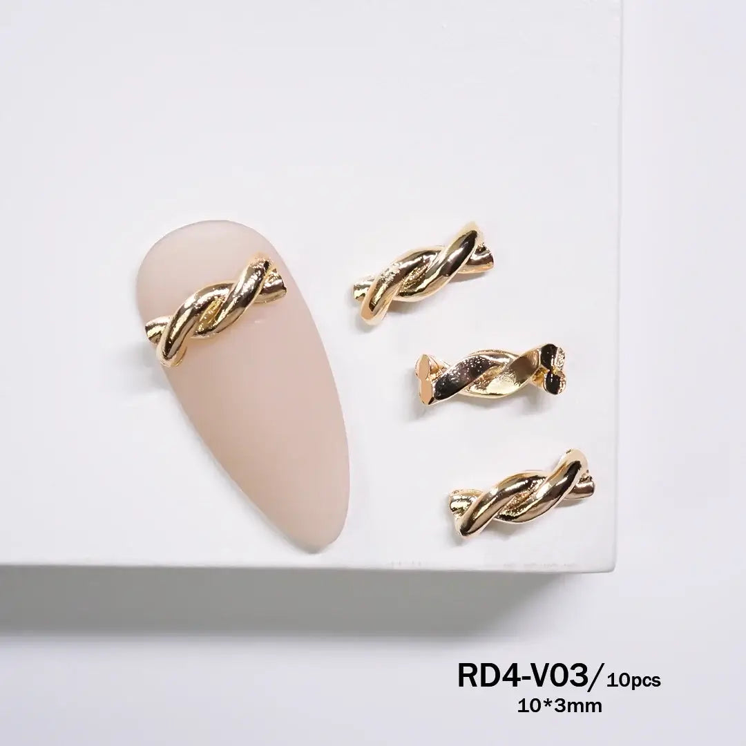Nail Piercing Charms – Smiles Metal Alloy Rhinestones