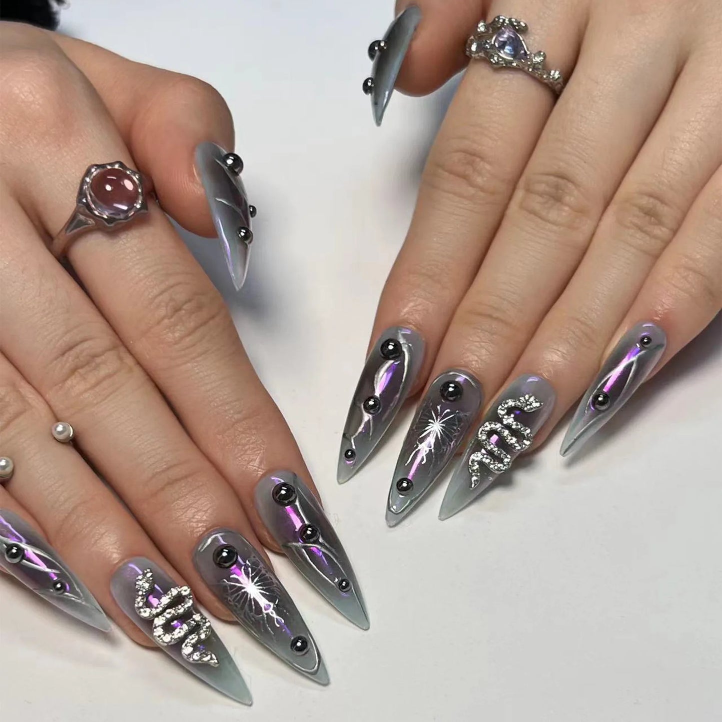Halloween Horror Comic Press On Nails – 24pcs