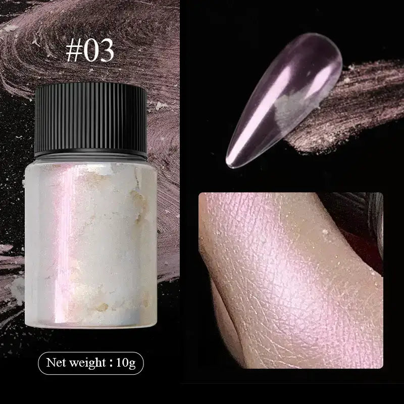 Nail Mirror Glitter Powder Metallic