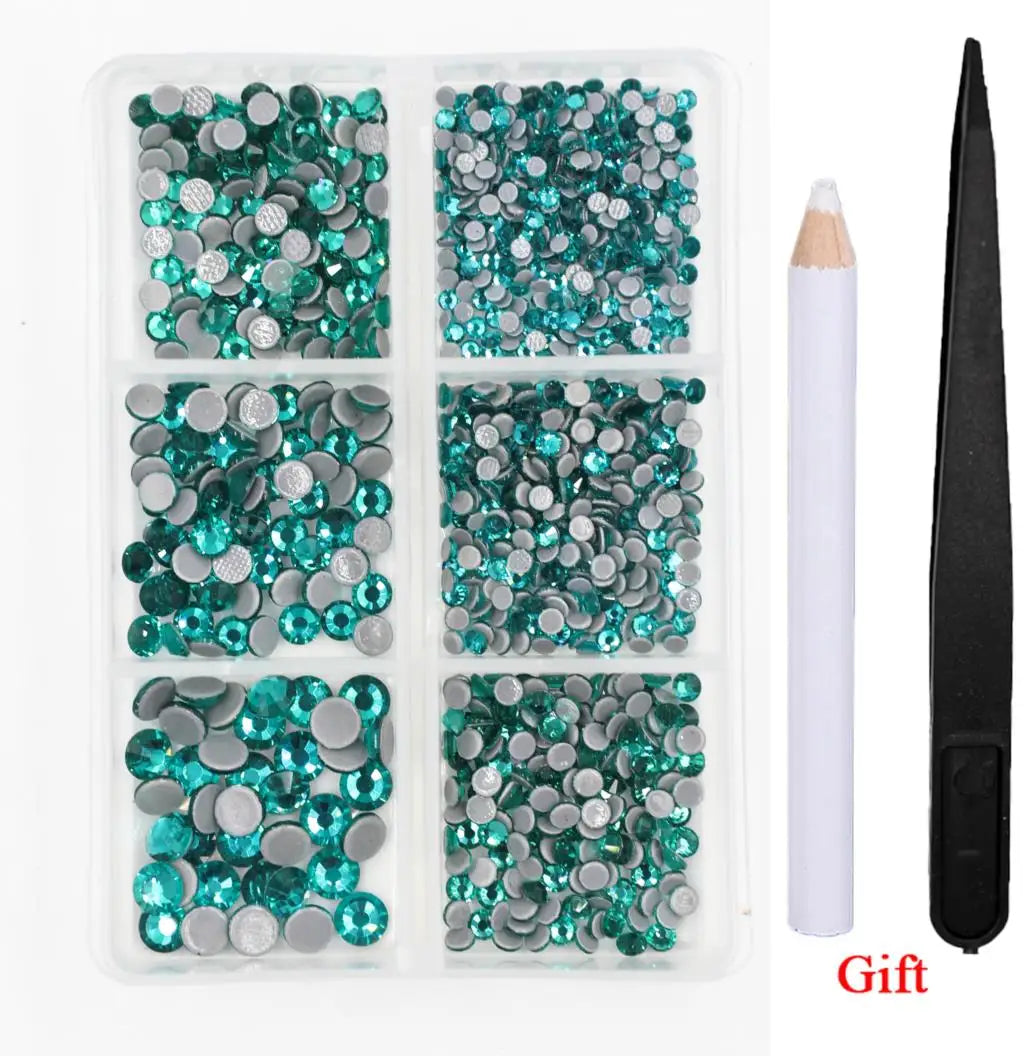 Opal Glass Crystal Rhinestones – 3D Nail Art Set