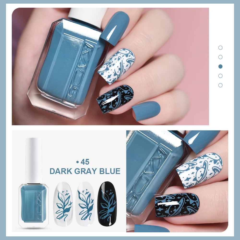 Nail Stamping Polish – Gold, Silver & Color Varnishes