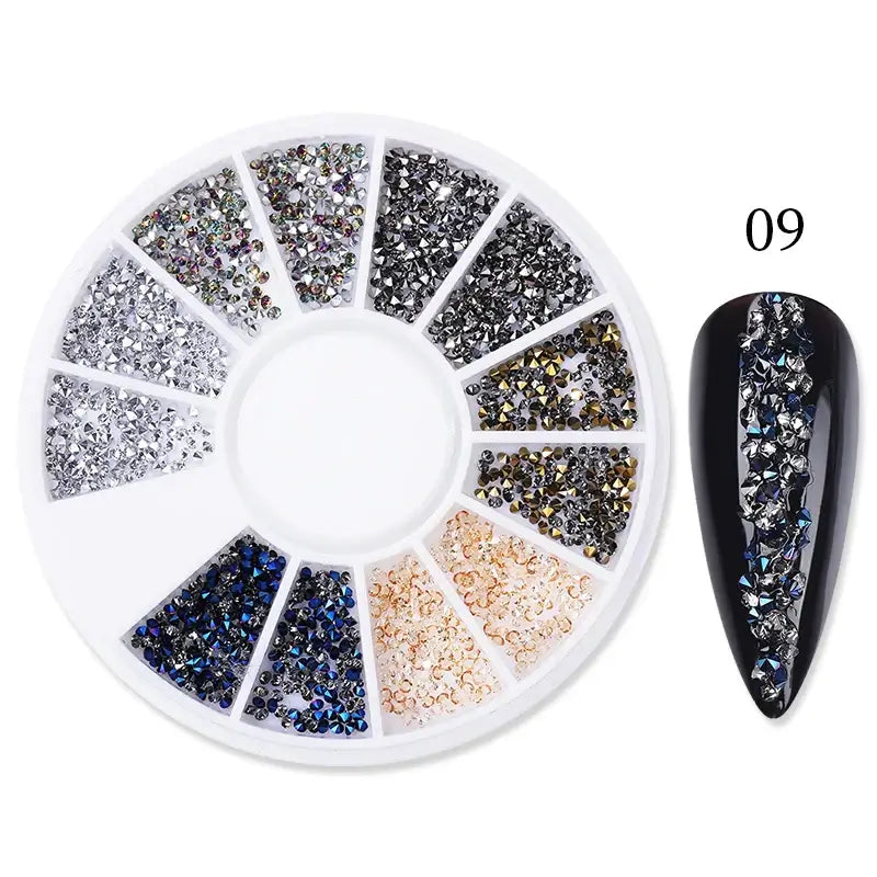 Caviar Beads Nail Jewels – Pearls & Rhinestones